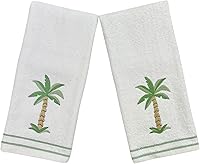 Vista 29 de Serafina Home Toallas de baño para dedos con tortugas: toallas de verano náuticas suaves y absorbentes para invitados con decoración de tortuga azul