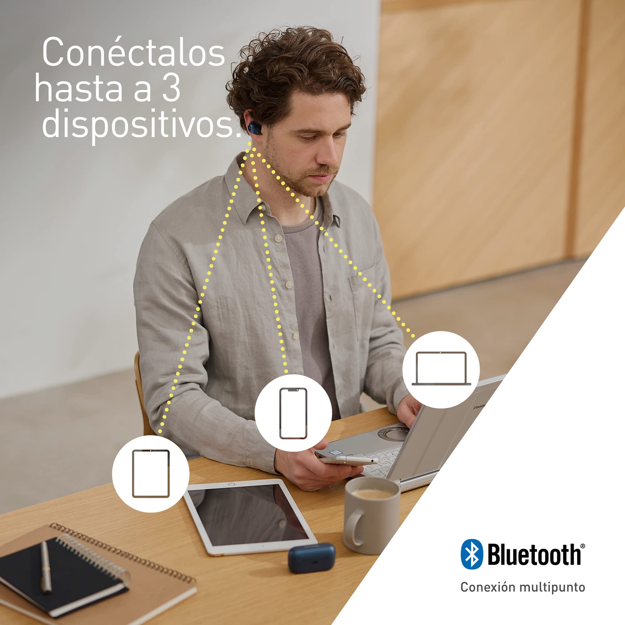 Auriculares in Ear Bluetooth Technics EAH-AZ60M2ES Plateado