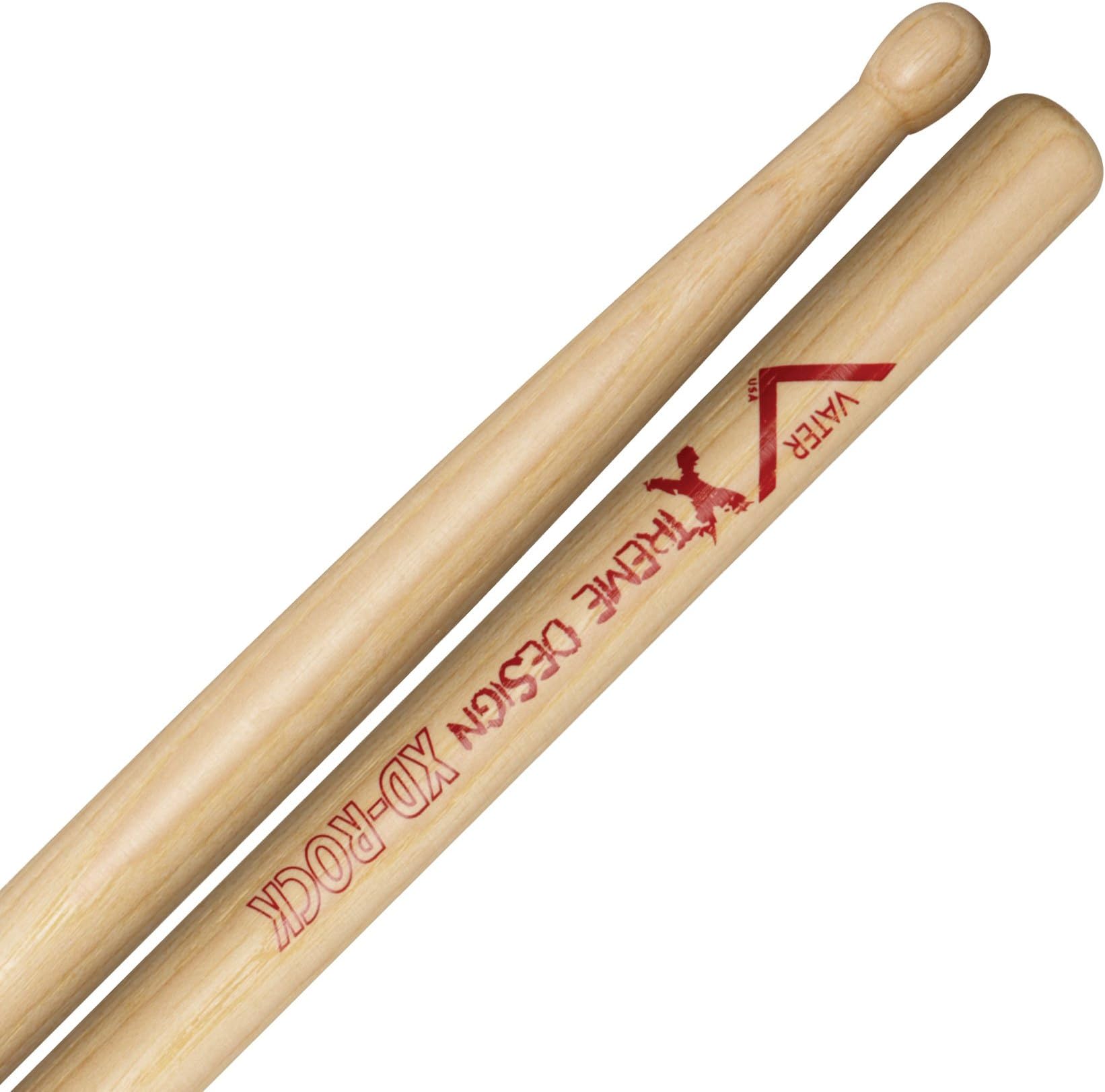 Vater - Xtreme Design Rock (Wood Tip) American Hickory Drumsticks - VXDRW