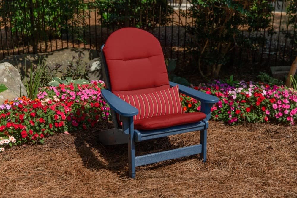 Sunbrella Patio Cushions - 20.5" W x 49" L x 2" T, Outdoor Adirondack Chair Cushion with Comfort, Style & Durability Designed for Outdoor Living - Made in The USA