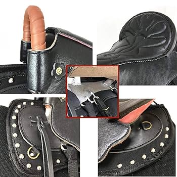 Amazon.co.jp: 馬のサドル 乗馬サイズショート馬の鞍乗馬用品の