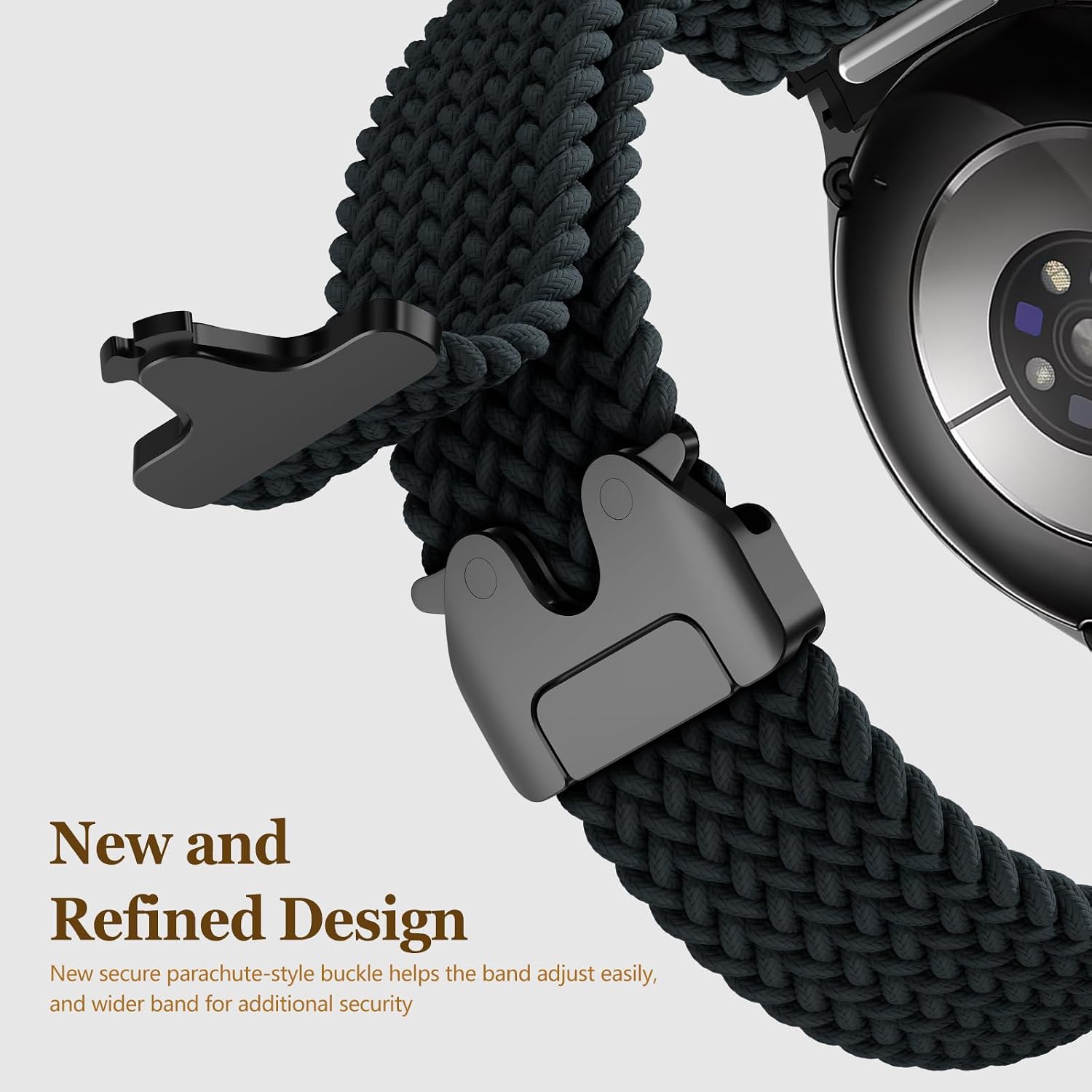Braided Bands for Samsung Galaxy Watch 7/6/5/4/FE 40mm 44mm Classic Band image 5