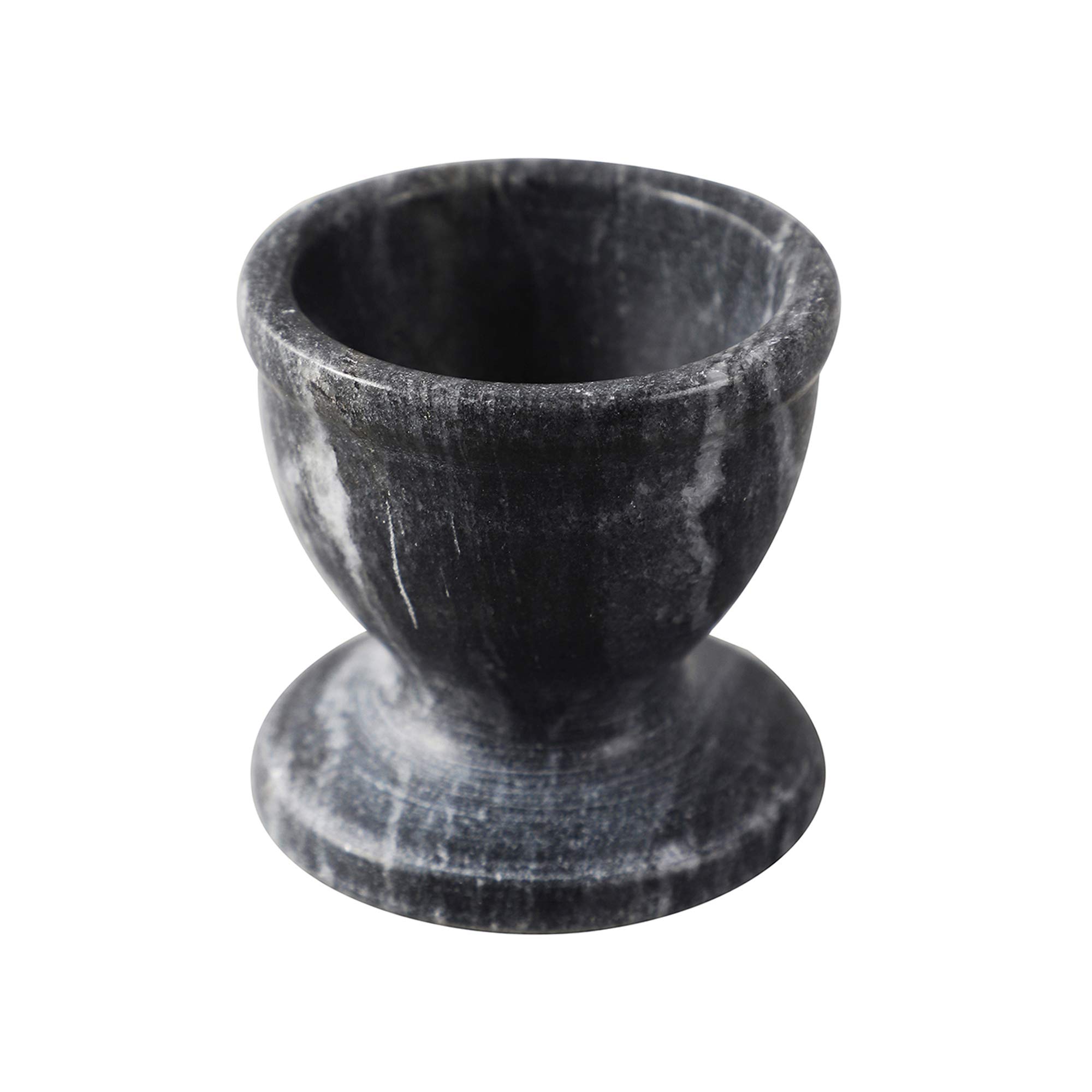 NikkisPride Marble Black Handmade Egg Cups Egg Keeper Egg Holder Set of 2 3