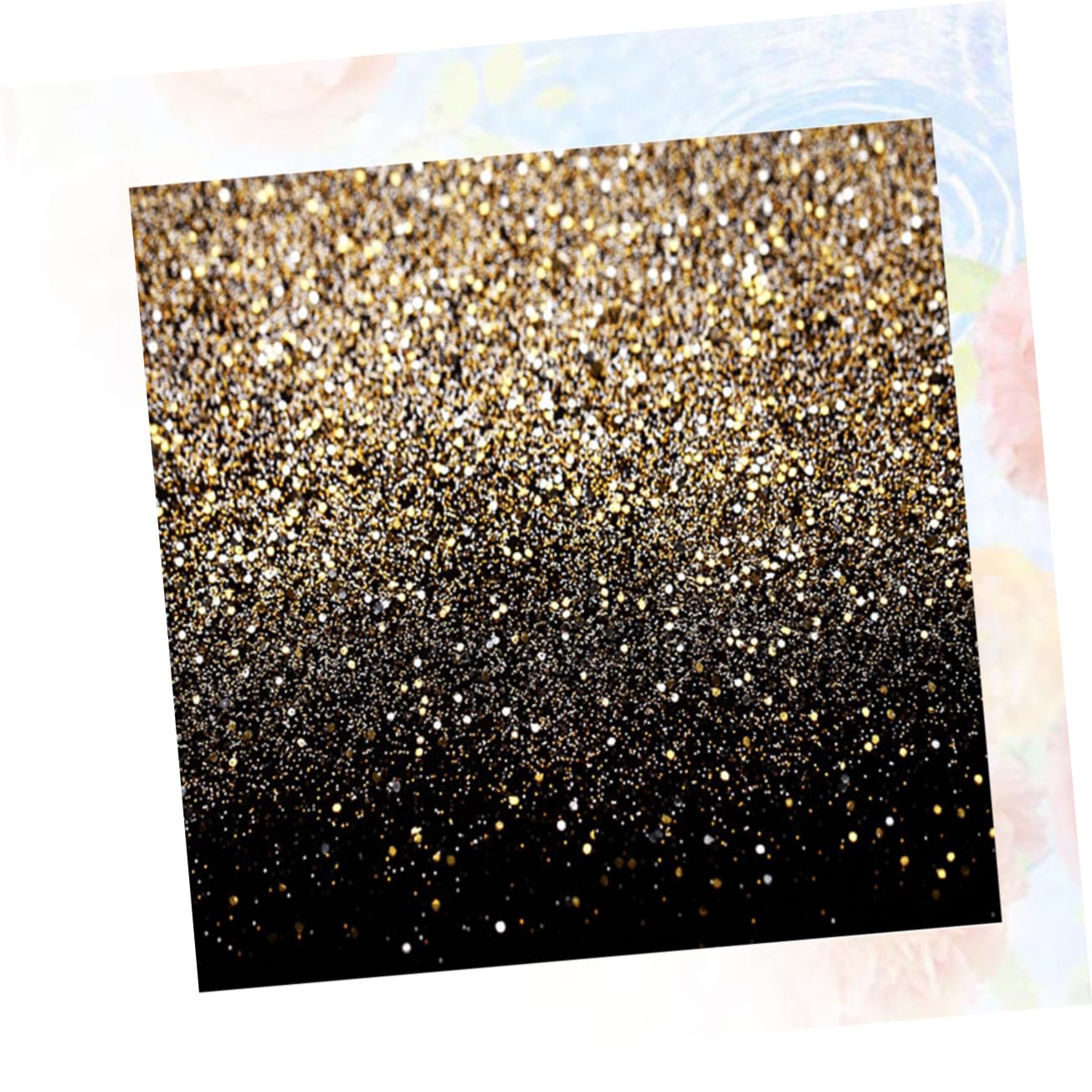 Sfondo Fotografico 200x200 Cm Stelle Nero in Poliestere | Tessuto per Shooting Indoor e Outdoor, Accessori Fotografici per Foto e Video, 1 Pezzo