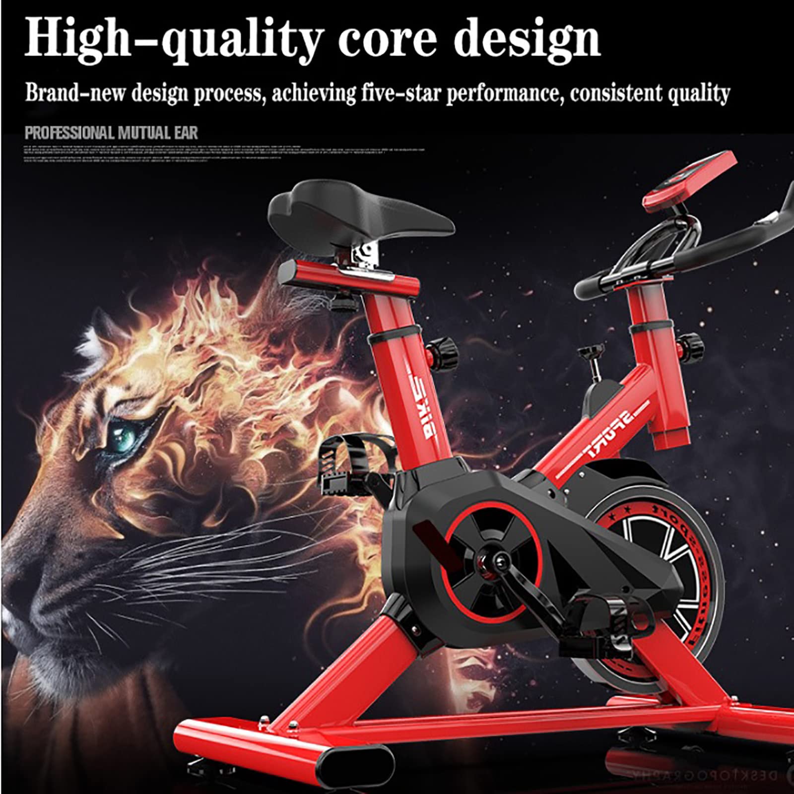 Rower stacjonarny do jazdy na rowerze stacjonarnym, rower treningowy z napędem pasowym, rower treningowy do jazdy w pomieszczeniach, rowery treningowe z oporem magnetycznym