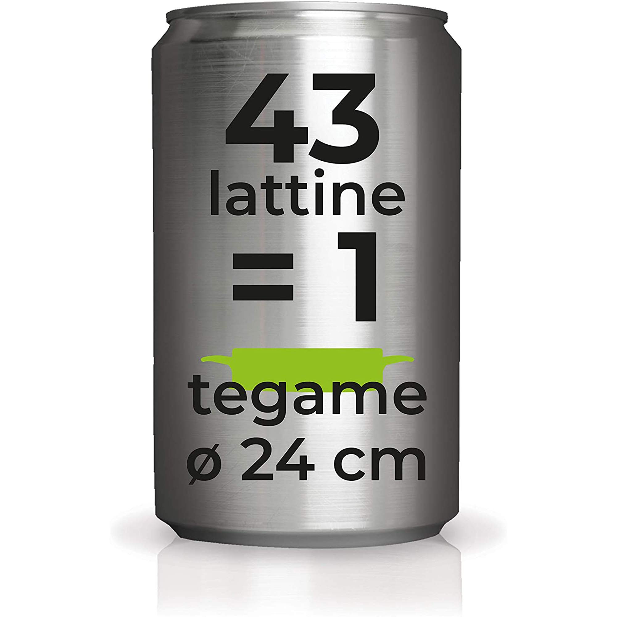Moneta Gea Pfanne, 26 cm, Aluminium, 100% recycelt, für jede Kochplatte