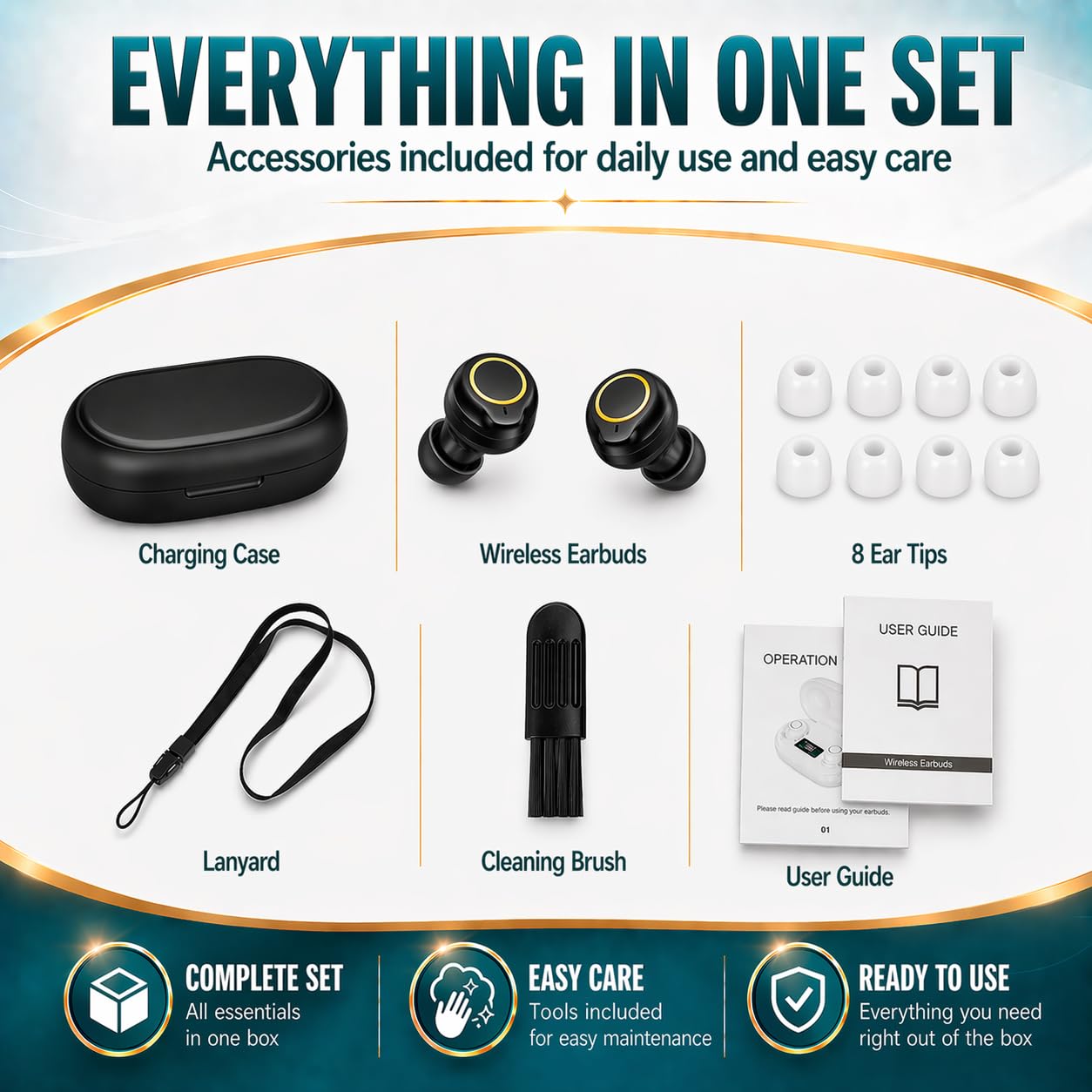 Amplificador auditivo para personas mayores, funda de carga recargable por USB, sonido aclarador de voz, ligero, ajuste cómodo, diseño estilo auriculares (negro)