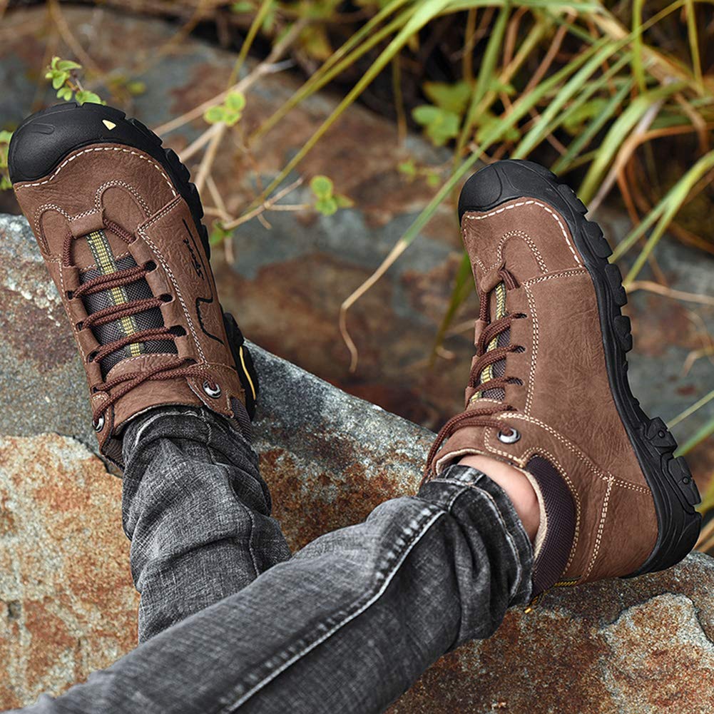 Hombre Botas de Senderismo Zapatos de Aire Libre y Deportes Trekking Sneakers