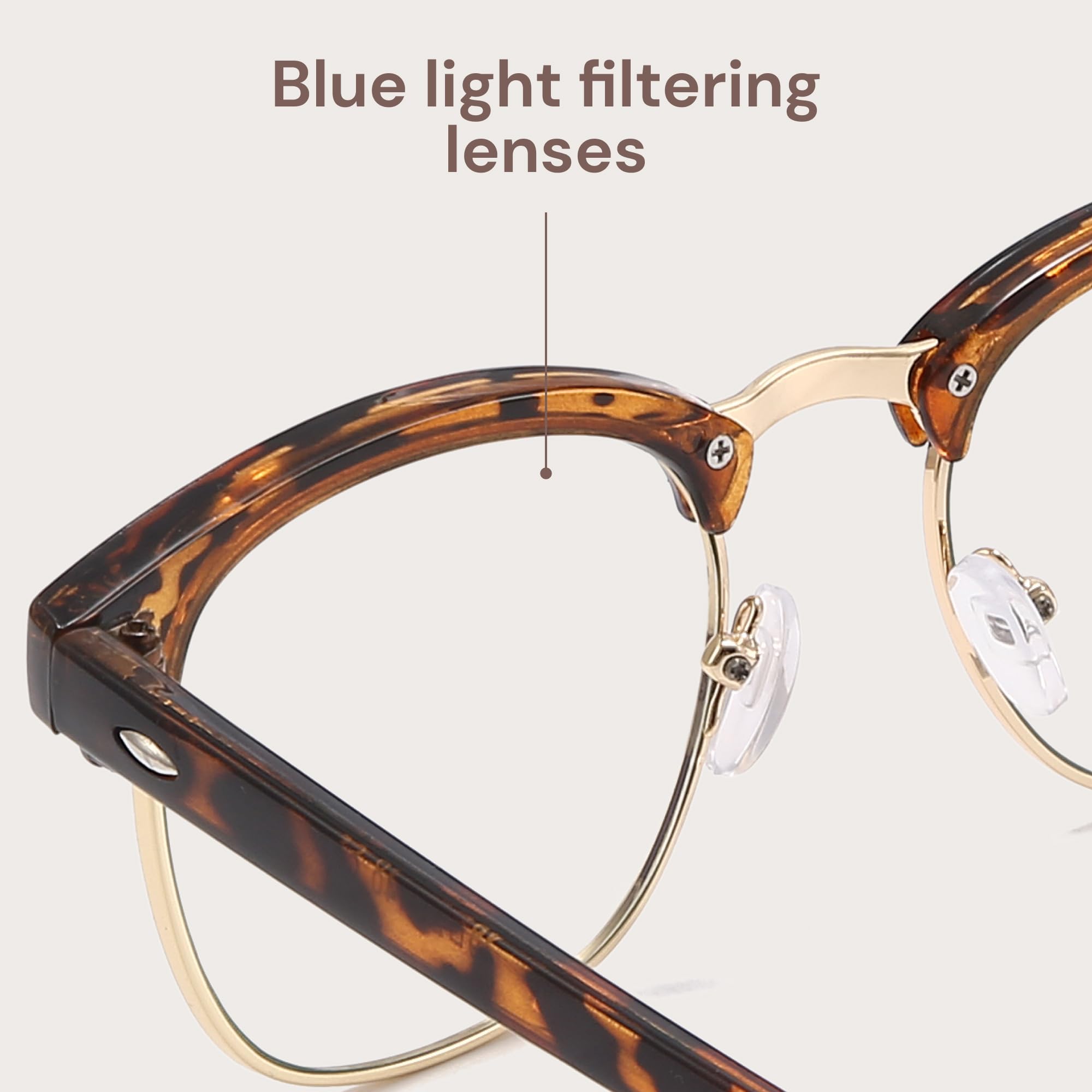 racico Computer Blue Light Blocking Glasses 3 Pack Blue Light Glasses Men Women, Anti Blu-Ray Clear Gaming Glasses Lenses