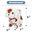 Hopearl Walking Dog with Bell Interactive Electronic Pet Plush Toy Puppy Woof and Moving Animated Nodding Head Gifts for Toddlers Birthday, Brown, 7\'\'