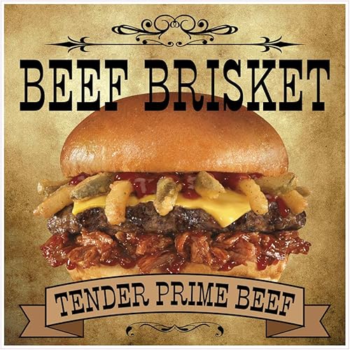 Calcomanías de camión de comida de ternera Tender Prime Concession Restaurant Adhesivo de vinilo troquelado y letrero de 10 pulgadas en el lado más