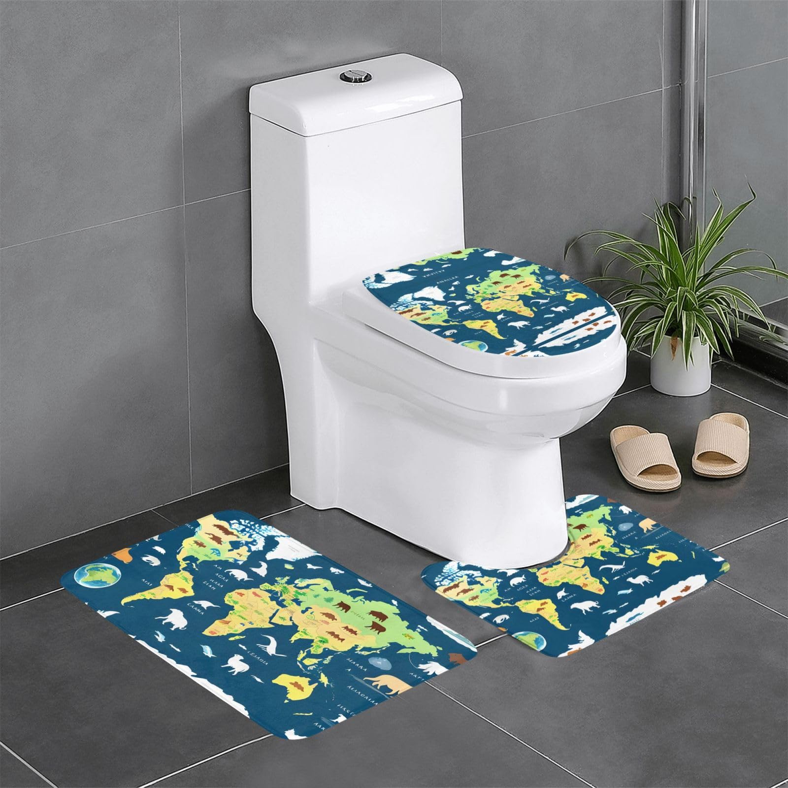 Tapis de sol de salle de bain pour éviter les glissades et garder les pieds au sec