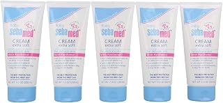 SEBAMED Baby Cream Extra Soft Ultra Mild Moisturizer for Delicate Skin with Panthenol (200mL) Pack of 5