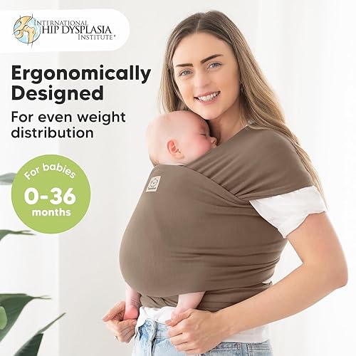 Miniatura 121 de KeaBabies Portabebés - Portabebés todo en 1 original para recién nacidos a niños pequeños, fácil de llevar, pegado manos libres, ligero, Laberinto