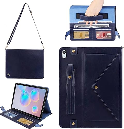 Funda tipo cartera para iPad Mini 6 generación de 8.3 pulgadas 2021, funda cruzada de piel sintética para iPad Mini 6 con correa de mano + correa