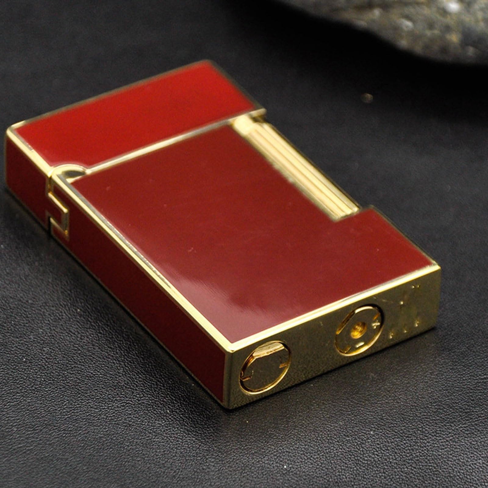 Accendisigari A Fiamma Morbida In Ottone - Ricaricabile, Fiamma Regolabile, Design Metallico, Senza Gas - Foto 4