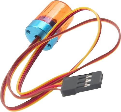 Miniatura 6 de Vgoohobby - 2 luces LED multifunción con luces LED de alarma intermitente giratoria compatible con 110 TRX4 SCX10 RC Crawler Car 114 Tamiya Tractor