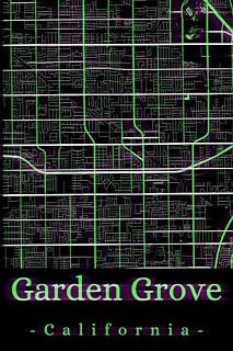 Garden Grove California: Your city, your region, your home! | Composition Notebook 6x9 plaid 120 pages