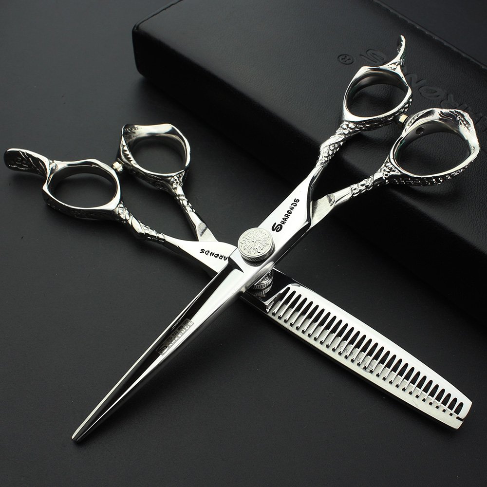 Tijeras profesionales de peluquería de 15,24 cm para cortar el pelo (2 unidades)