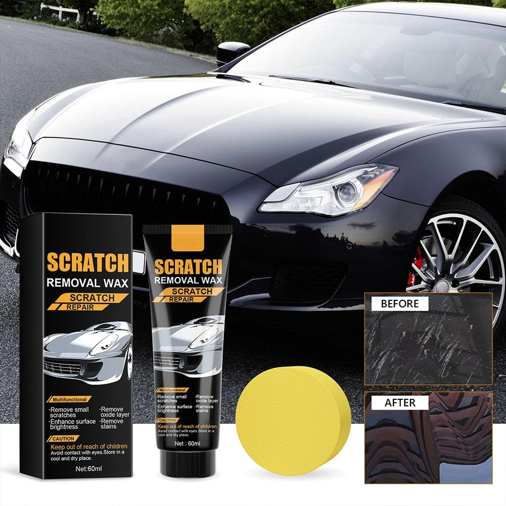 Car Scratch Remover and T-Cut Paint Repair Kit, Professional Auto Scratch Remover for Deep Scratches and Swirl Marks, Universal Car Wax Scratches Remover — view 4