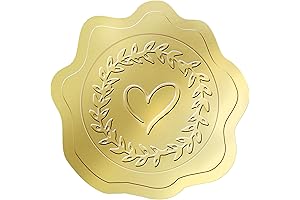 Luxurious Gold Embossed PigPotParty Sealing Stickers