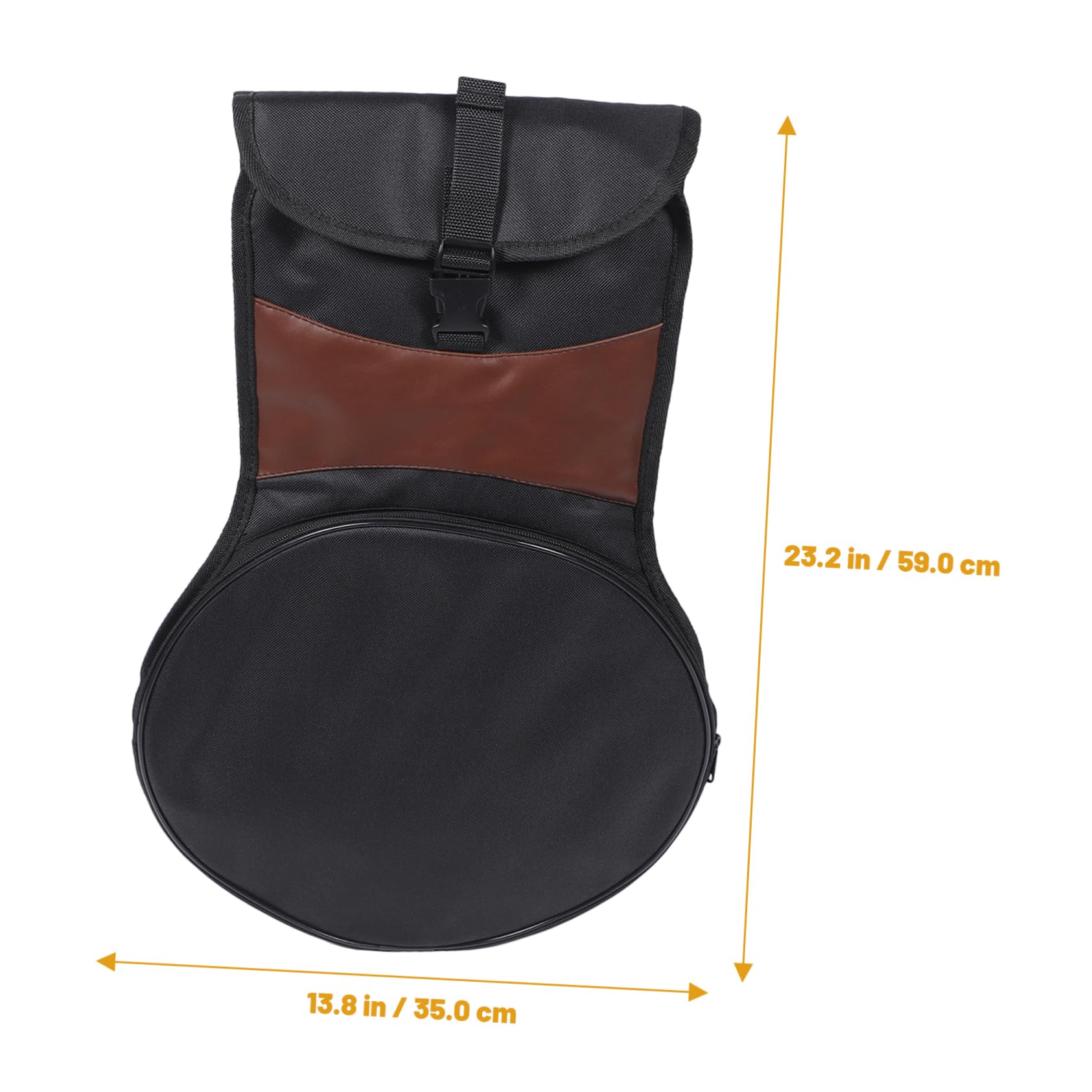 Toddmomy Dumb Drum Bag for 12'' 10'' 8'' Oxford Cloth Drum Case Padded Protection Zippers for Easy Access