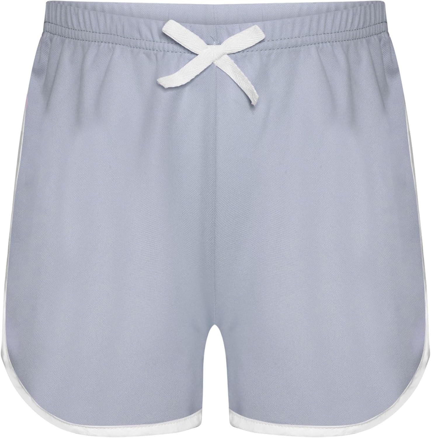 Kids Girls Sports Swim Shorts Floral Print Elastic Waist Loose Fit Bottoms