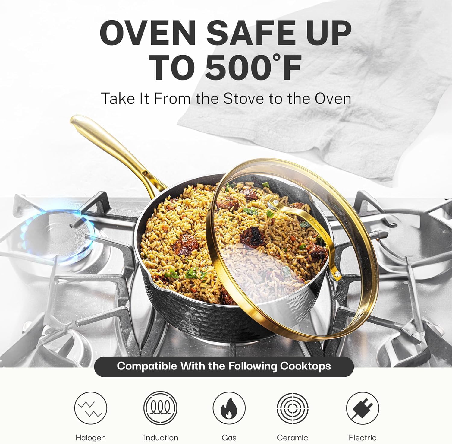 Granitestone Pan: Oven and Stovetop Friendly