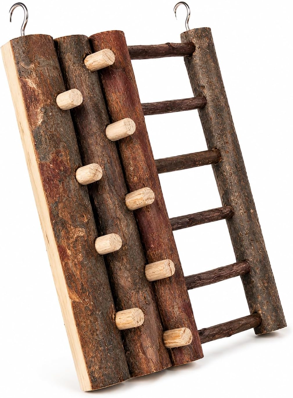 Pet Ting Natural Hamster climbing wall ladder Wood Toy Mouse Gerbil etc 16x20cm