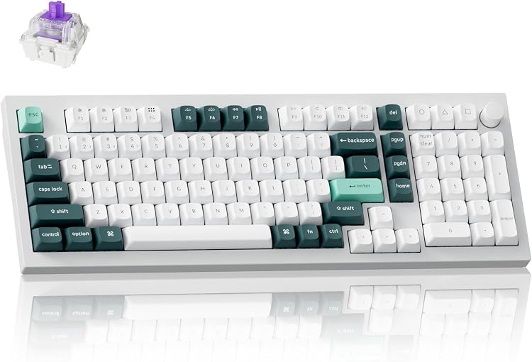 Keychron Q5 HE Wireless Hall Effect Gaming Keyboard with Rapid Trigger Adjustable Actuation QMK RGB