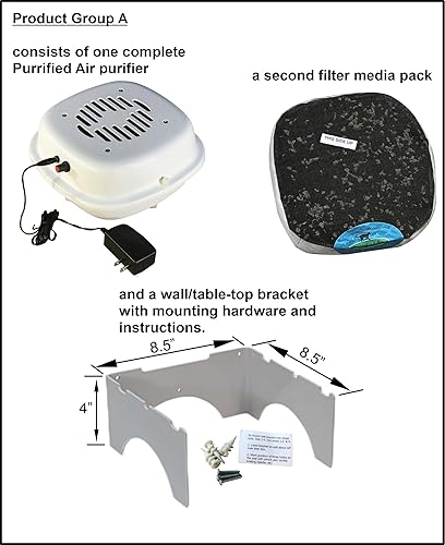 Vista 26 de Filtro de aire purificado para caja de arena de aire, para gatos, hurones y vehículos recreativos, diseñado para eliminar el olor y el polvo, medios