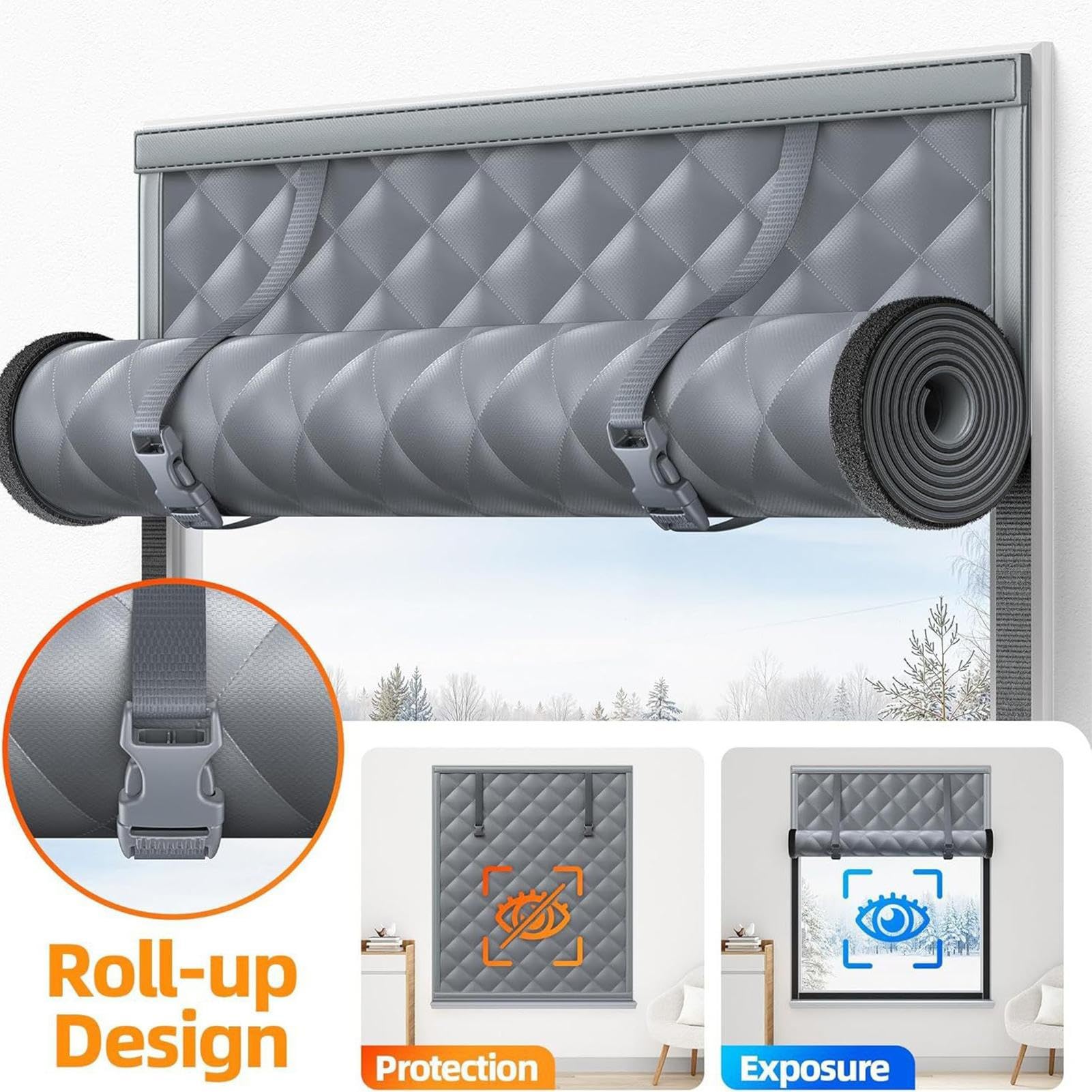 Kit Di Isolamento Per Finestre Rivestimento in Cotone a 3