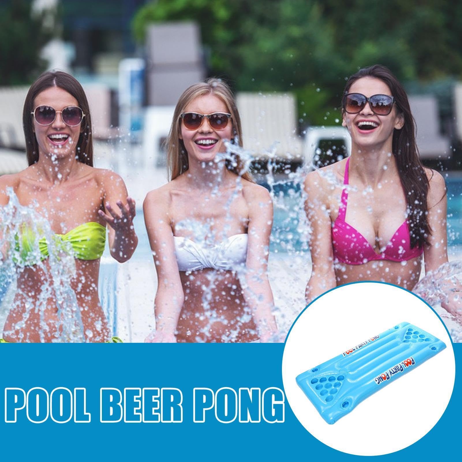 Juegos de en la Piscina Mesa Tipo Balsa Inflable Flotante
