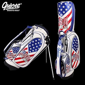 海外ブランドGUIOTEキャディーバック Amazon | GUIOTE Golf キャディバッグ PUレザー刺繍10.5 