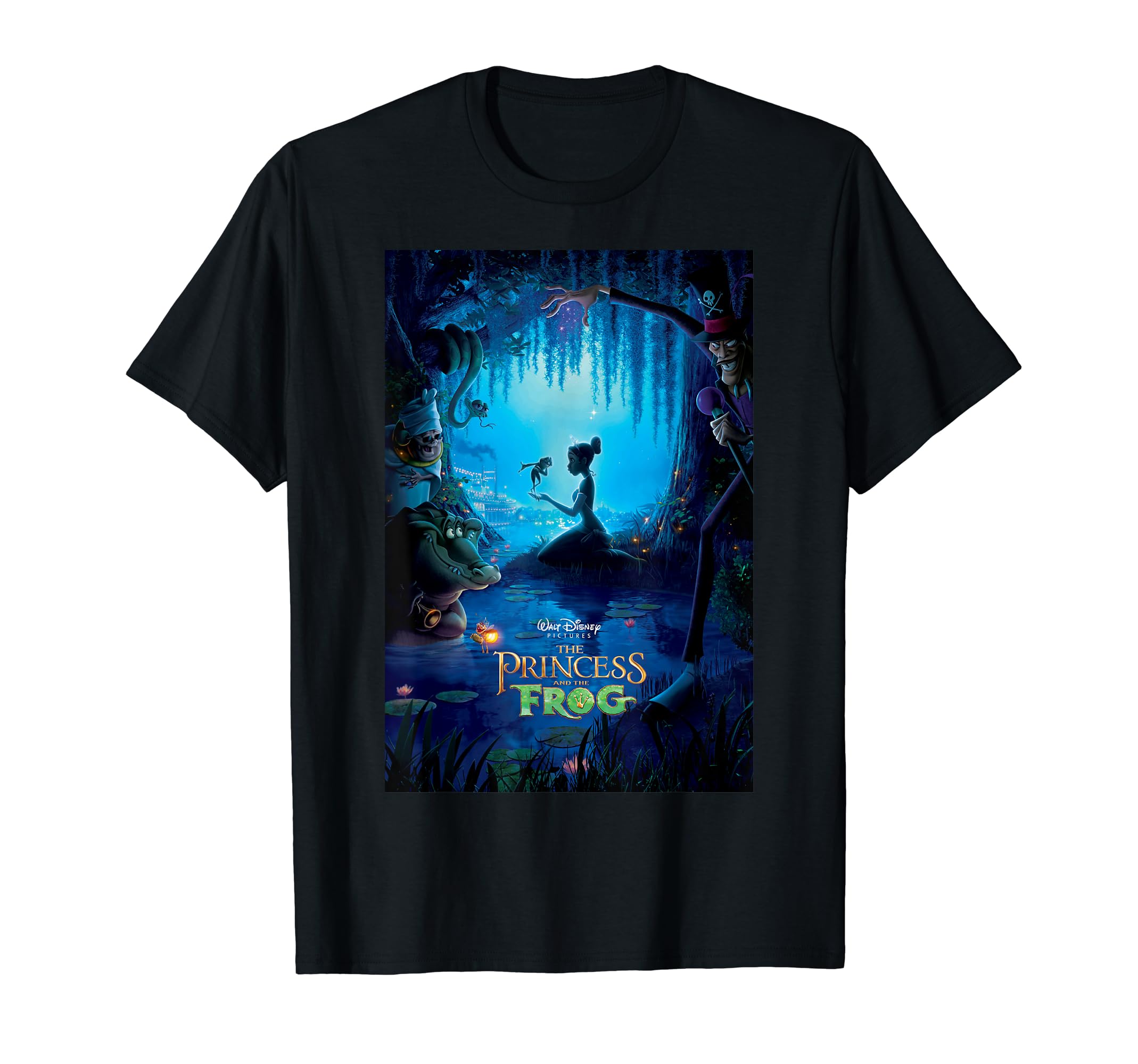 DisneyThe Princess And The Frog Classic Movie Poster T-Shirt
