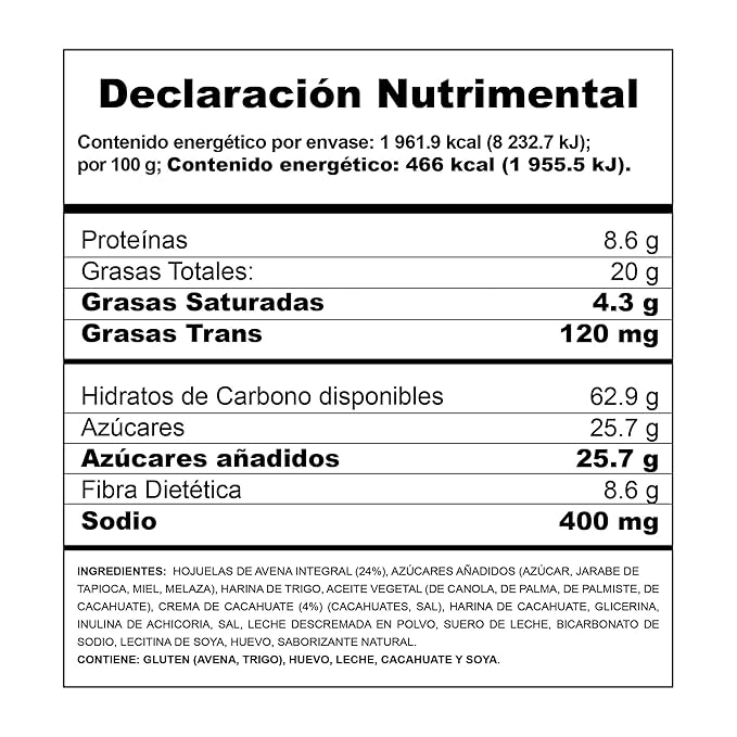 Nature Valley Soft Baked Oatmeal Squares, Peanut Butter, 12 Barras, 14.88 oz miniatura 2