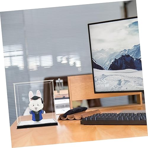 Miniatura 6 de Cabilock Caja de exhibición de acrílico transparente para figuras modelo y escaparate de ilustraciones Estuche de almacenamiento de alta claridad