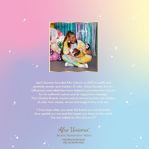 Miniatura 6 de Ceaco - April Showers - Afro Unicorn - Rainbow - Rompecabezas de 200 piezas