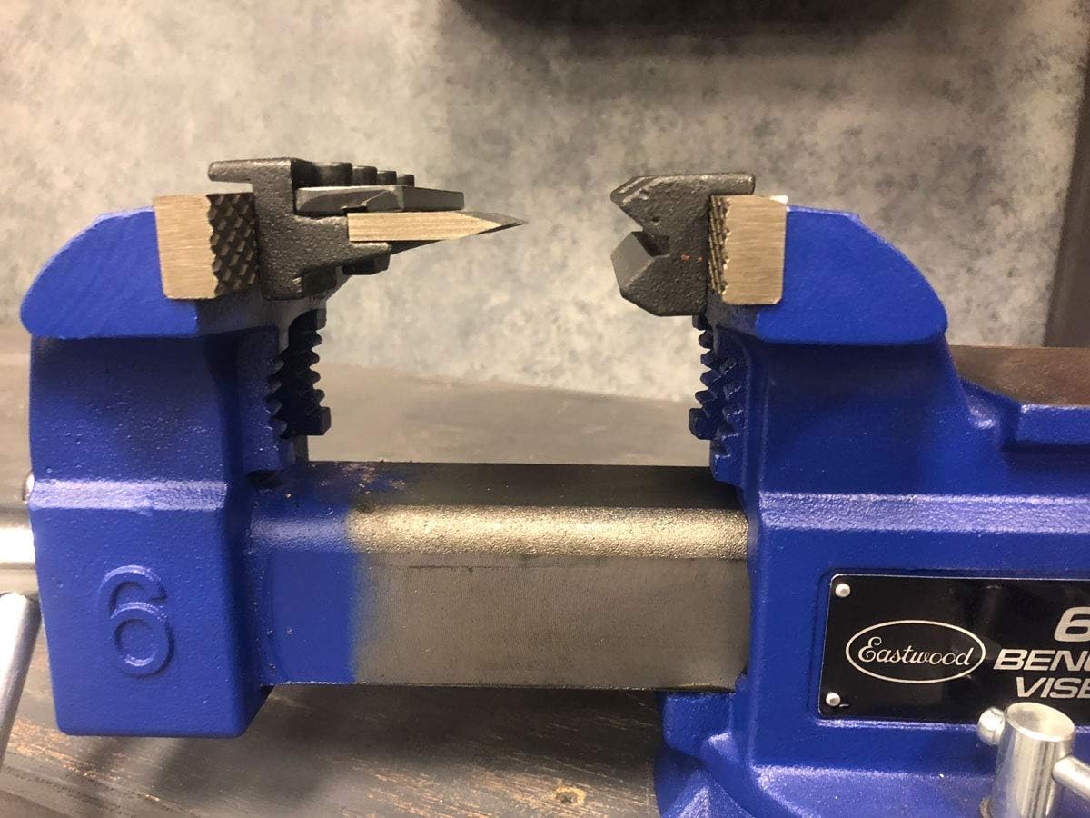 Eastwood 4 in. Vise Mount Press Metal Brake Bender Attachment Cross Slide On Workbench For Bend Sheet