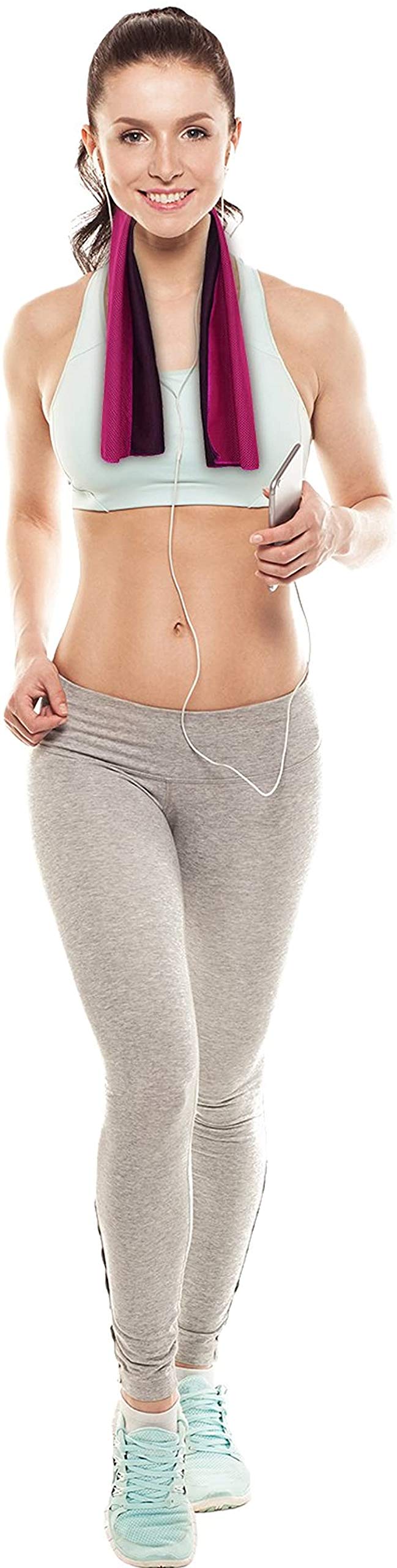 4 STK Kühltücher Fitness Handtuch Eishandtuch Sofort Kaltes Kühlende handtücher für Eiskalte Hals Yoga Camping Fußball Laufen Golf Tennis Outdoor-Aktivitäten Reise Cooling Towel