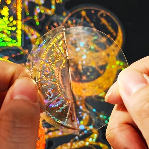 Miniatura 5 de Calcomanías de constelación para adultos, paquete de 100 calcomanías impermeables del zodiaco para botellas de agua, laptop, patineta, casco de