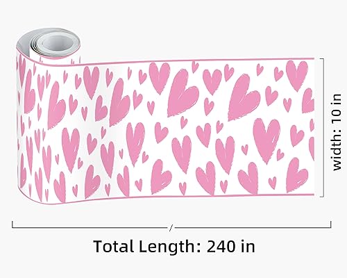 Vista 315 de FLFK Calcomanías de pared para despegar y pegar, para habitación de los niños, calcomanías de peces bajo el mar, 4 x 240 pulgadas (azul)