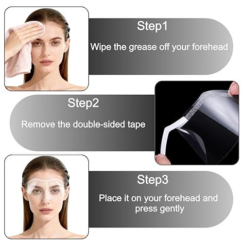 Miniatura 4 de DEAYOU 300 protectores faciales de ducha Microblading, mascarillas desechables para visera facial, protector de ojos de plástico transparente para