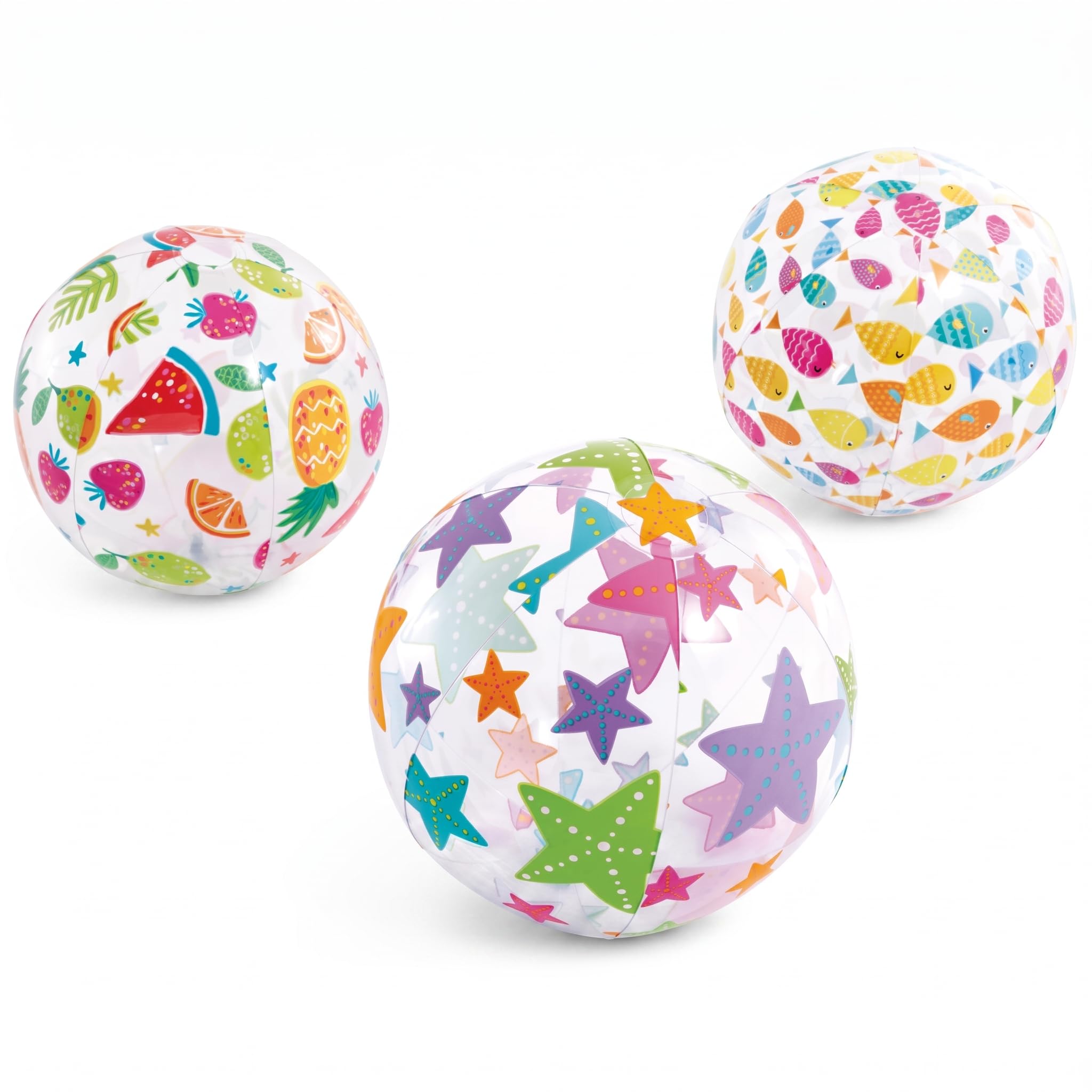 Gukasxi 3 Pièces Ballon de Plage Gonflables 35cm Ballon Gonflable pastèque Boule à Bulles Gonflable Ballon de Piscine Gonflable Enfants Balles Jouets pour Plage Fête Jardin Adultes