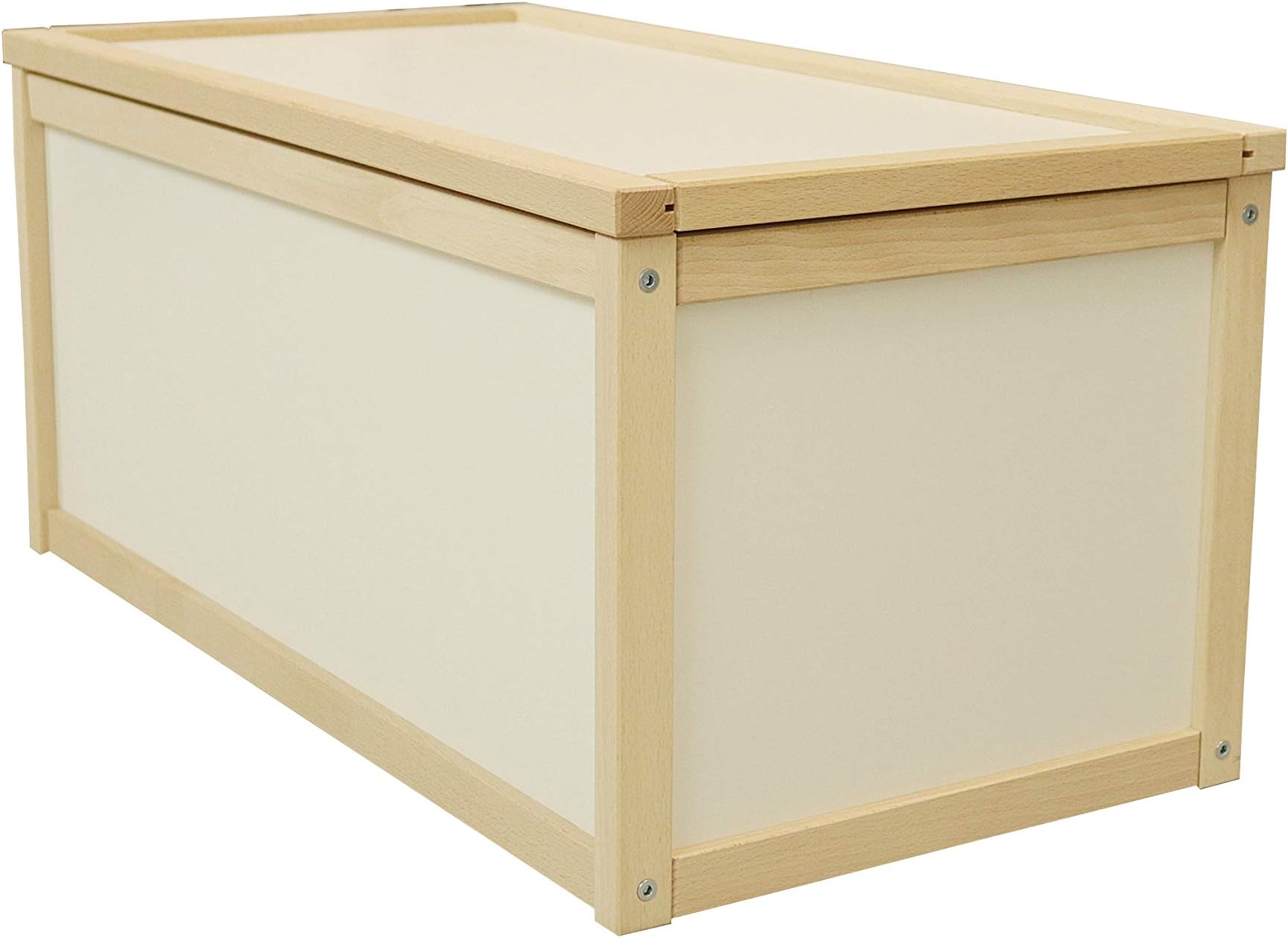 Your's Choice NEW WOODEN TOY BOX STORAGE UNIT CHILDRENS KIDS CHEST BOXES BENCH WHITE CHEAP