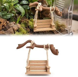 Jumping Spider Enclosure Decor, Magnetic Branch Swing for Small Terrariums
