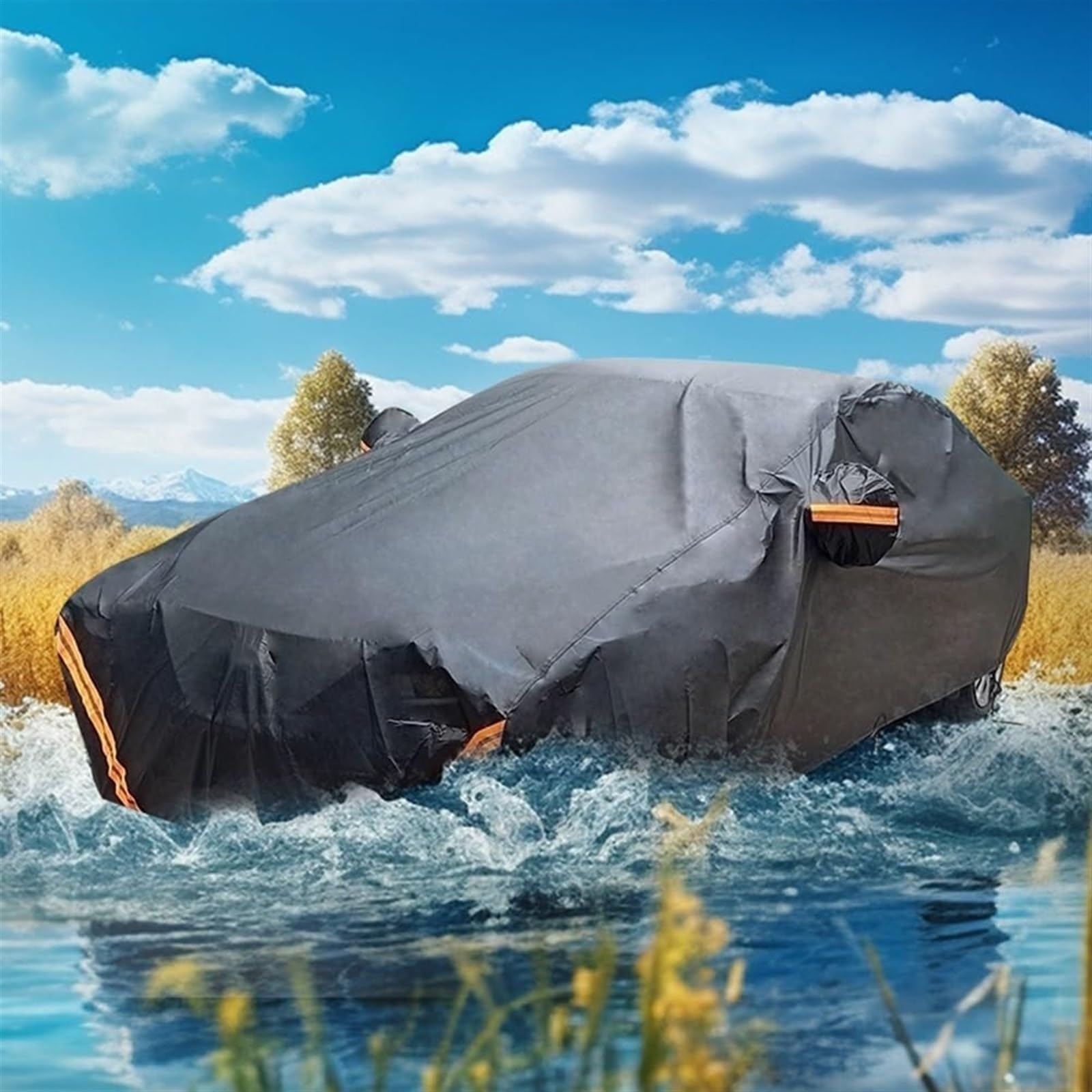 Auto Volledige Autohoezen Voor Volvo V90 2016-2020 2021 2022 2023 Oxford Stof UV-bescherming Waterdicht Krasbestendig Duurzaam Auto Cover Exterieuraccessoires,C