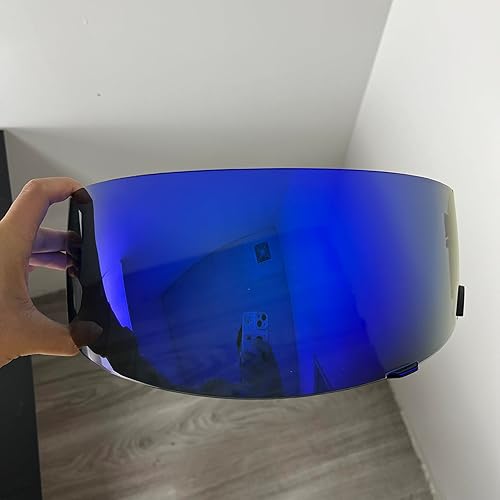 Miniatura 2 de Escudo para Bell RS-1 Qualifier DLX, Vórtice, Revólver, RS-1, RS-2 Visera de protección solar para casco de Moto (azul profundo)