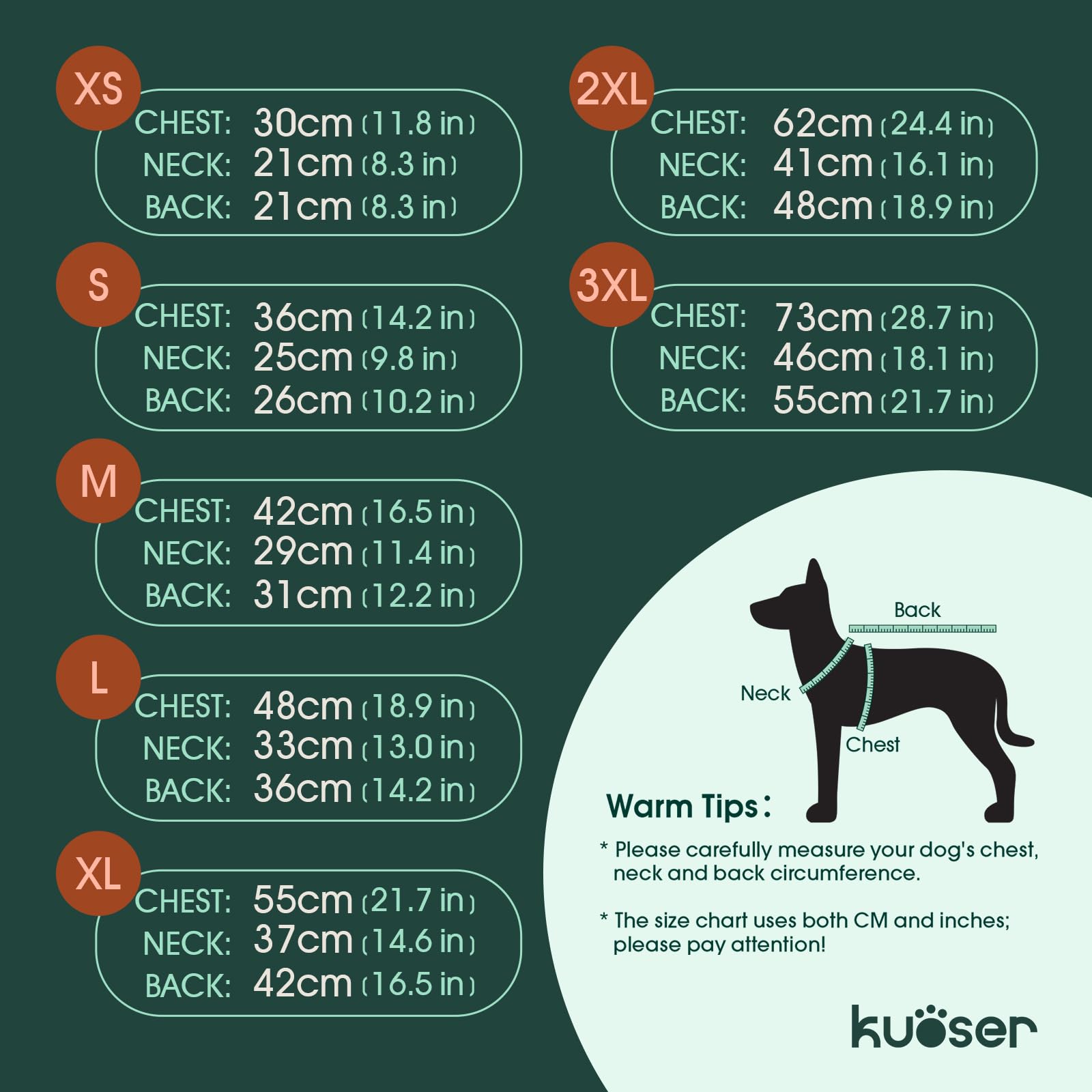 Kuoser - Camiseta de protección solar para perros, UPF50+ Chaleco para perros pequeños, Camiseta de protección solar transpirable para cachorros con cremallera y bandas reflectantes para verano y