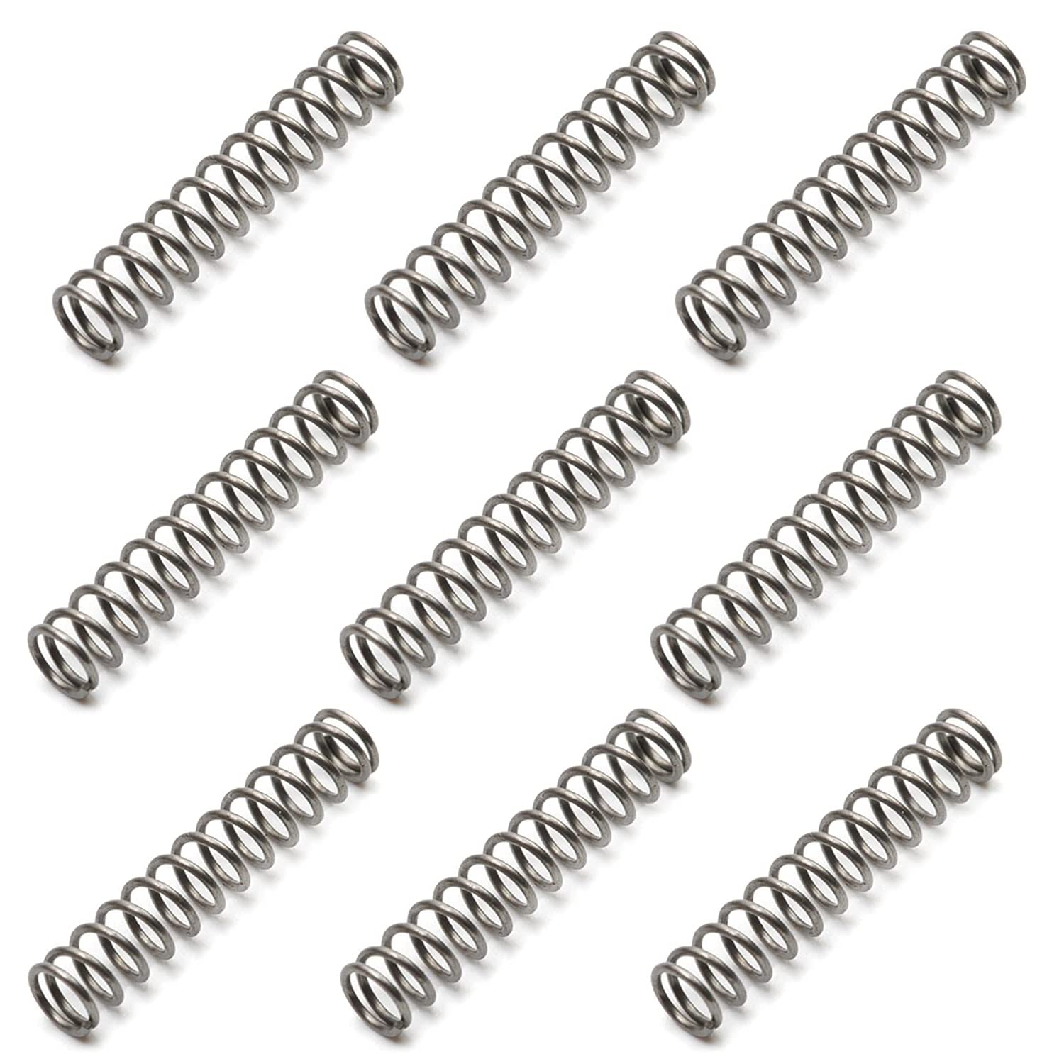 Juvielich 10Pcs Compressed Spring,Wire Diameter 0.02",OD 0.12",for Pruners Fork Spring Compressor